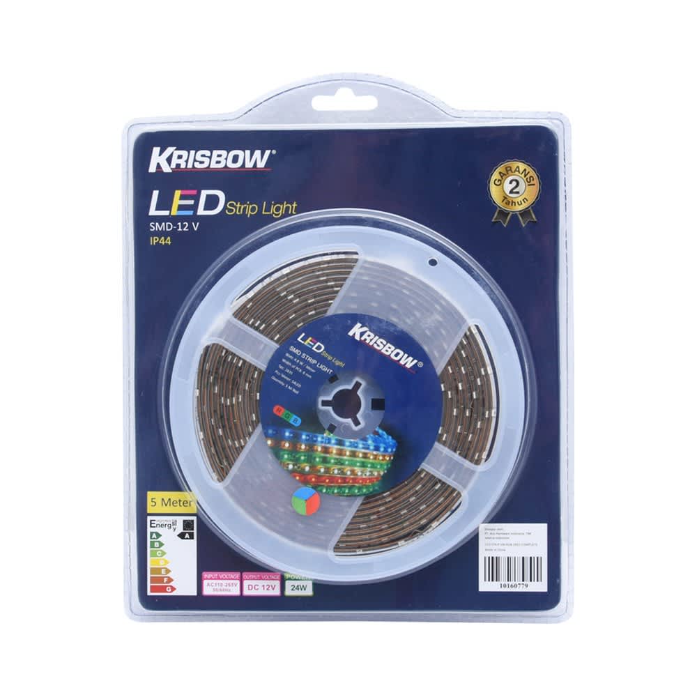 Jual Krisbow  Lampu  Led Strip 12 V 5 M 24 W Rgb Original ACE