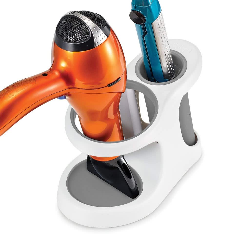 Jual Polder Compact Holder Elektronik Kecantikan 2 Kompartemen Putih