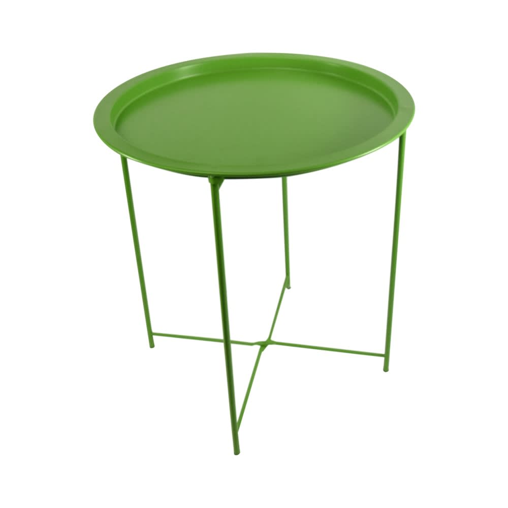 coffee table meja teras dengan tray besi