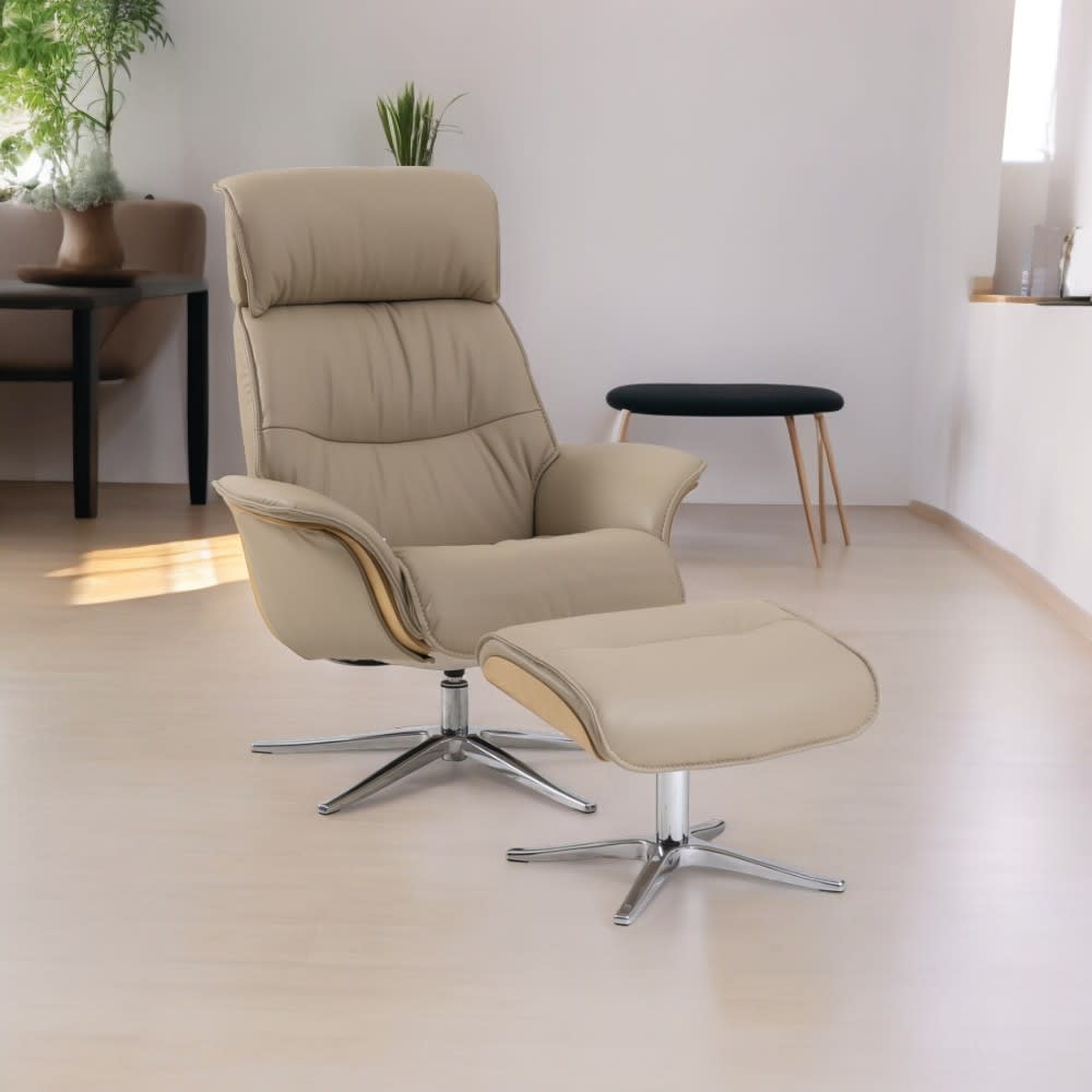 Jual Kursi  Recliner Ottoman  Krem Terbaik Informa