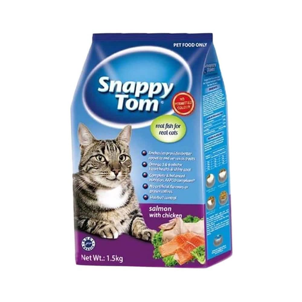 Jual Snappy  Tom Makanan Kucing Salmon W Chicken 1 5 Kg 