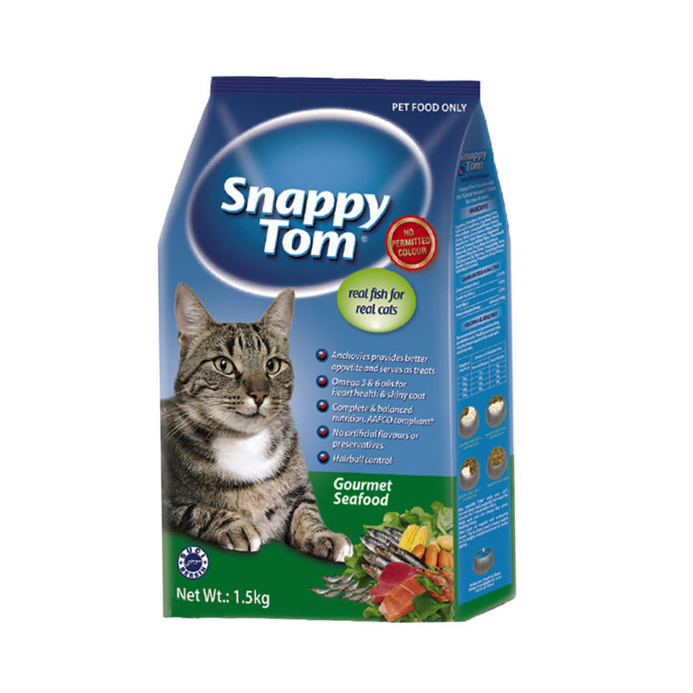 Jual Snappy  Tom Makanan Kucing Gourmet Seafood 1 5 Kg 