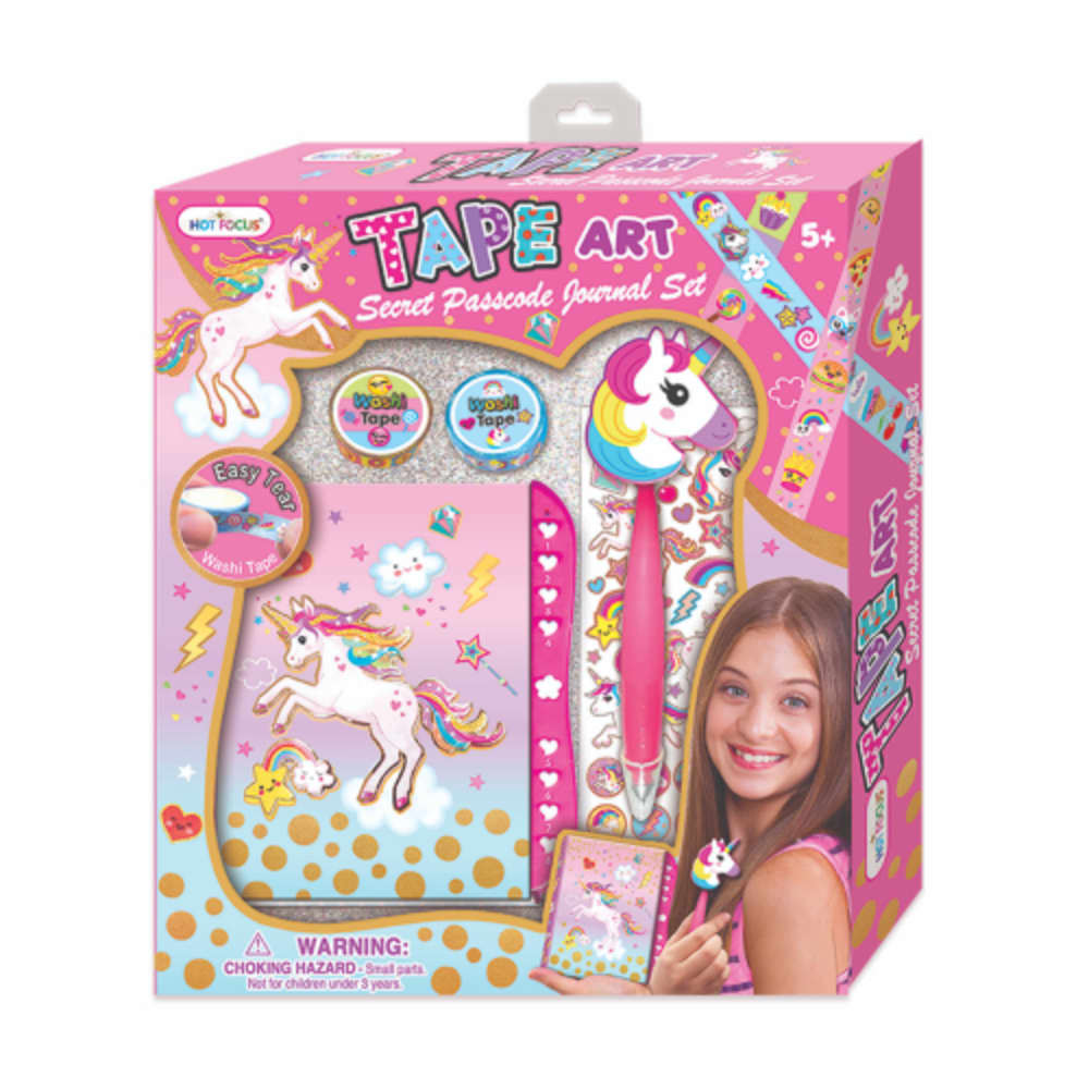 Jual Hot Focus Set Mainan Tape Art Secret Passcode Journal Uc Terbaru