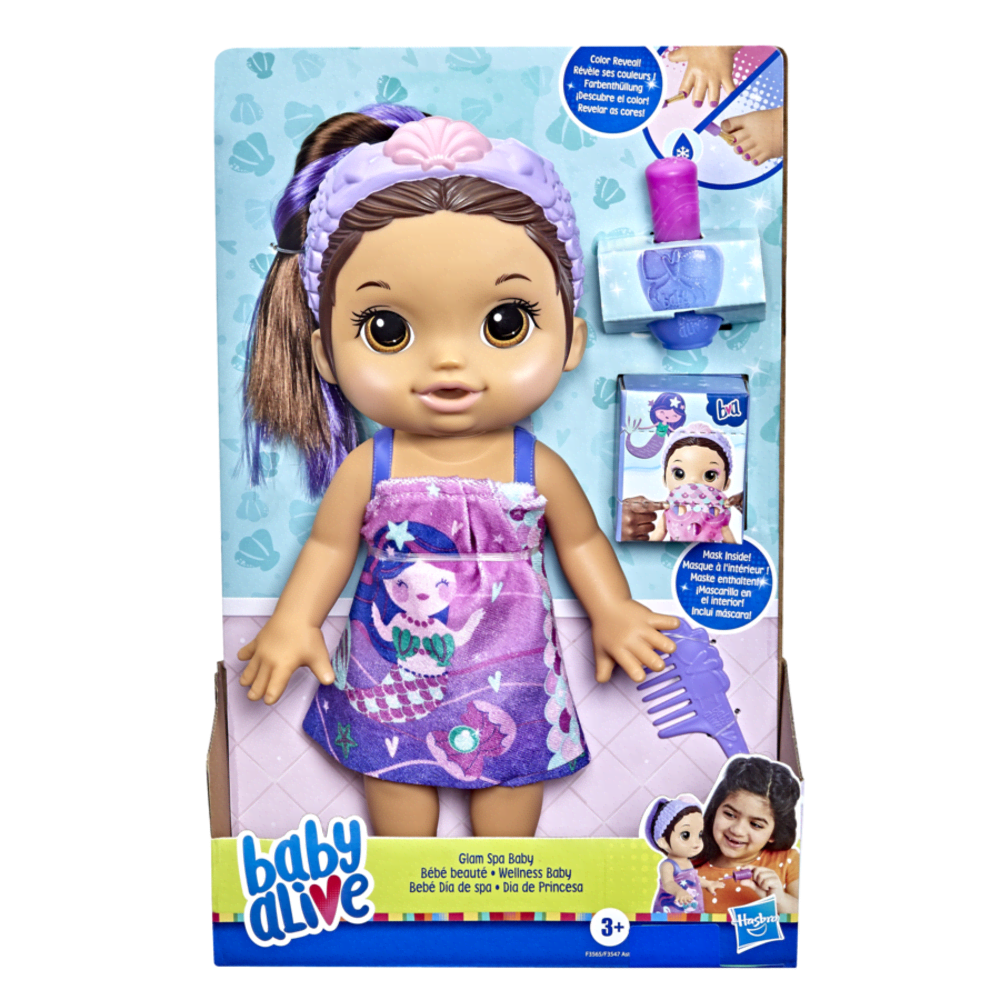 Jual Baby Alive Glam Spa Mainan Baby Brown F 3565 Terbaru Ruparupa