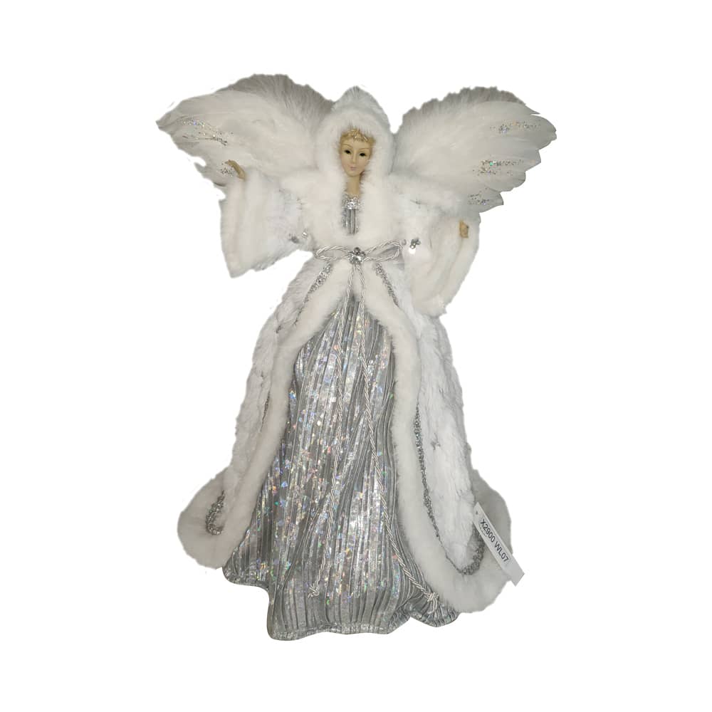 Jual Noelle 47 Cm Hiasan Puncak Pohon Natal Angel Y 22 Silver White Terbaru Ruparupa 2560