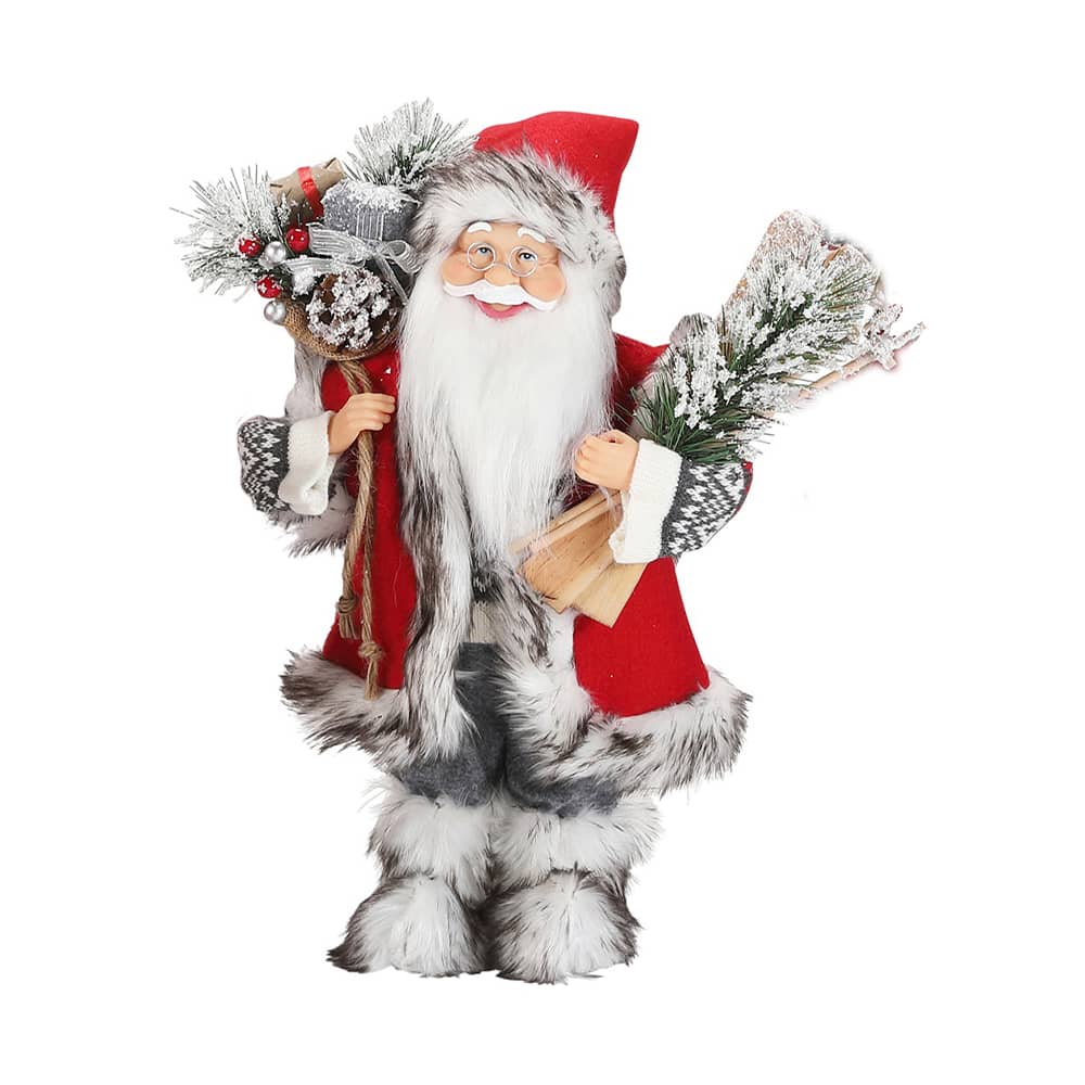 Jual Noelle 40 Cm Dekorasi Natal Christmas Santa Lux Holding Ski Terbaru Ruparupa 1887