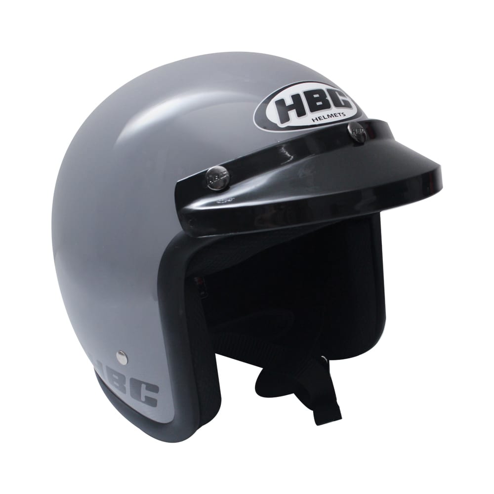 Jual Hbc Classic Pet Chip Helm Half Face Abu Abu Terbaru Ruparupa
