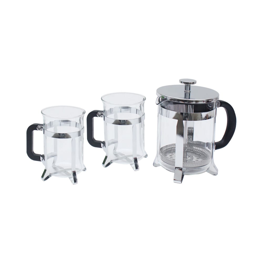 Jual Delicia 600 Ml Set 3 Pcs Teko Kopi French Press Dengan Mug Terbaru Ruparupa 8160