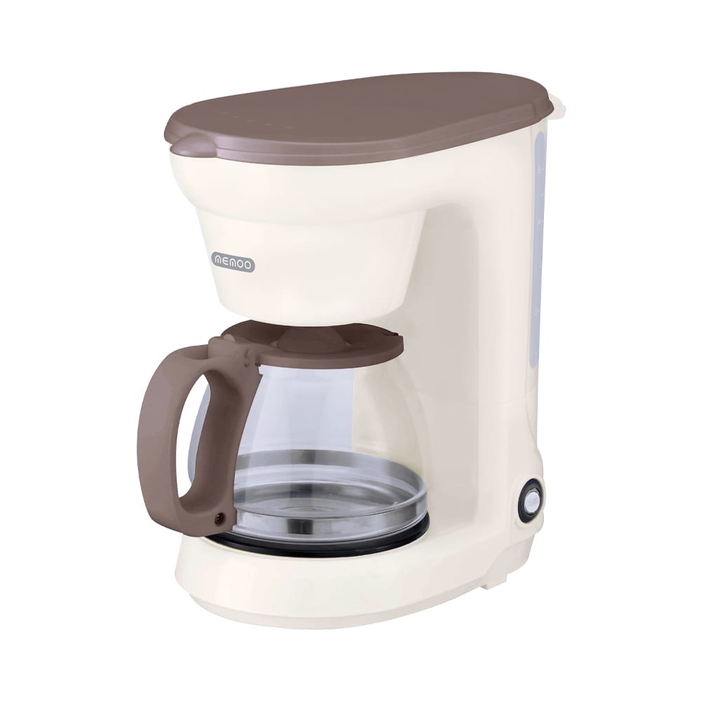 Jual Memoo 750 Ml Coffee Maker Dengan Dripper 650 Watt Putih Terbaru