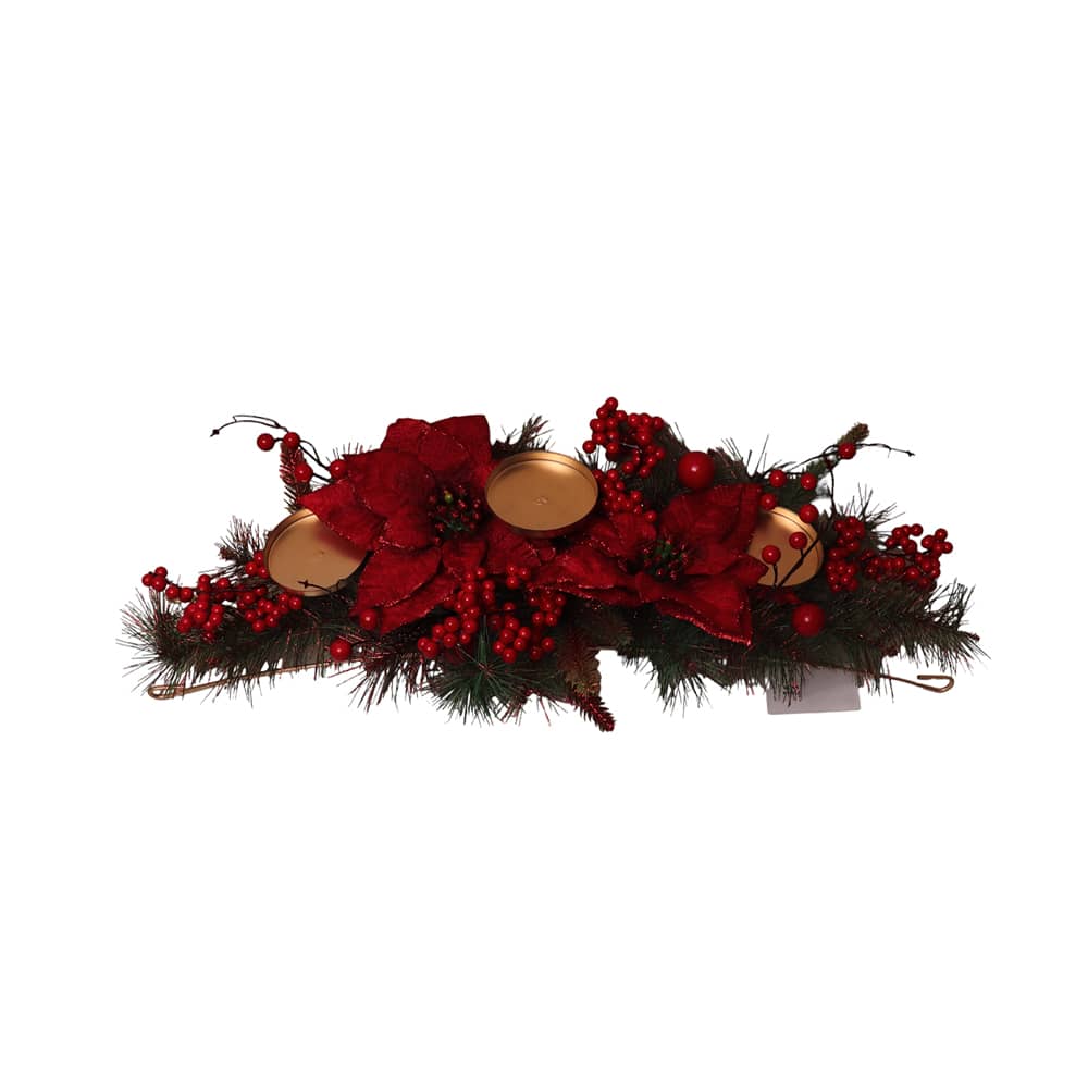 Jual Noelle 60 Cm Tempat Lilin Dekorasi Natal Christmas Flower Merah Terbaru Ruparupa 7563