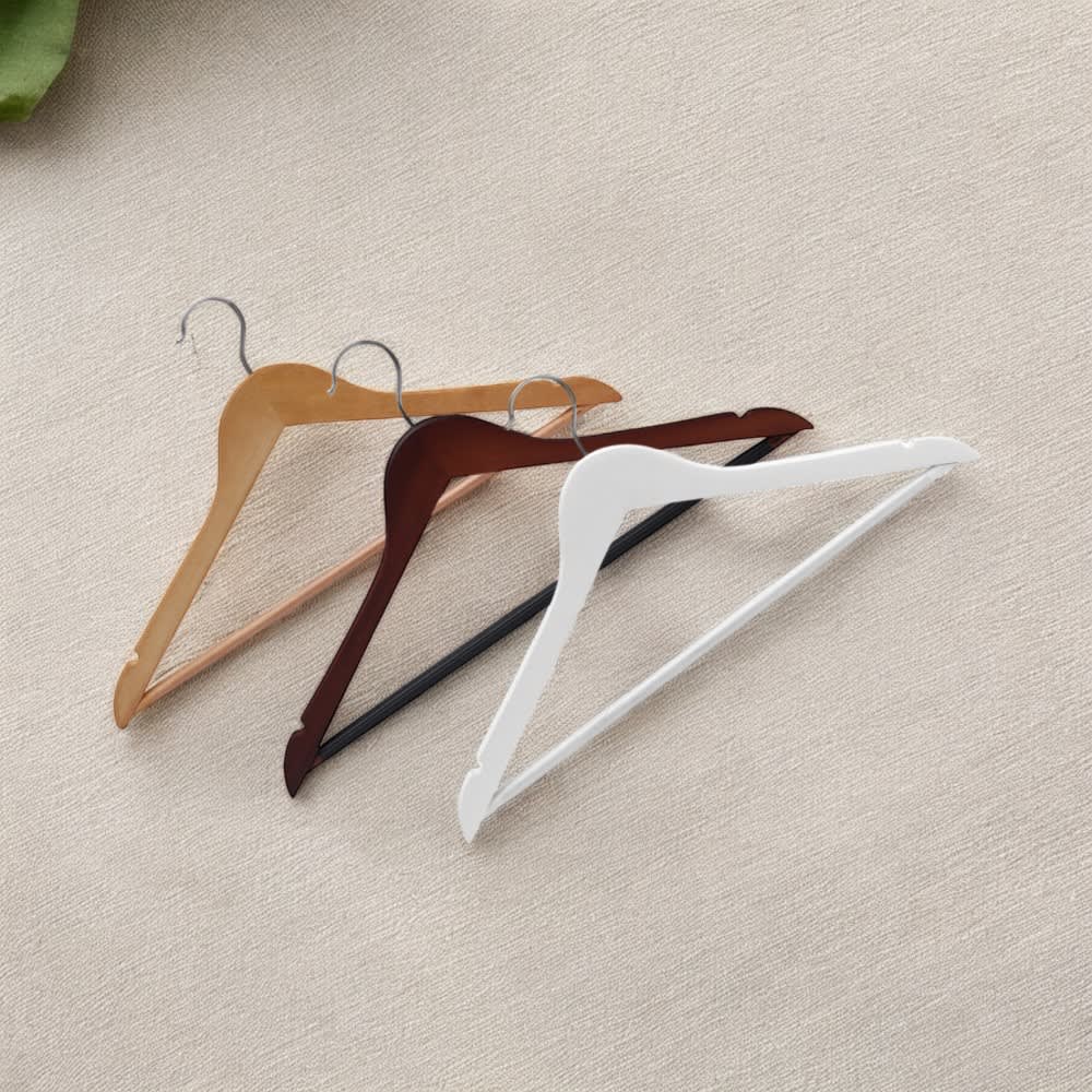 Jual Stora 44 5 Cm Set 8 Pcs Hanger Kayu Pvc Dengan Tube Terbaik | Informa