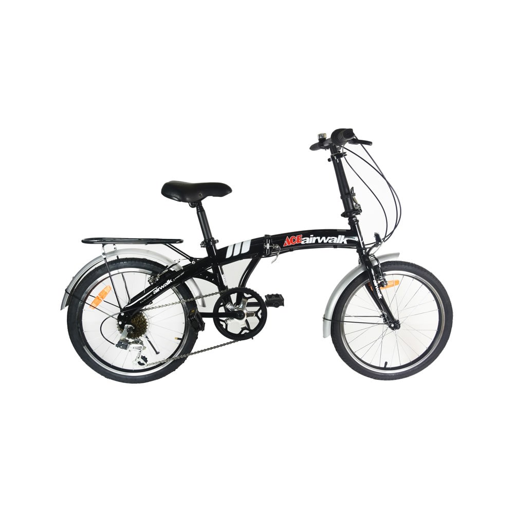 Jual Airwalk  Expresso Sepeda  Lipat  20 Inci 6 Speed Hitam 