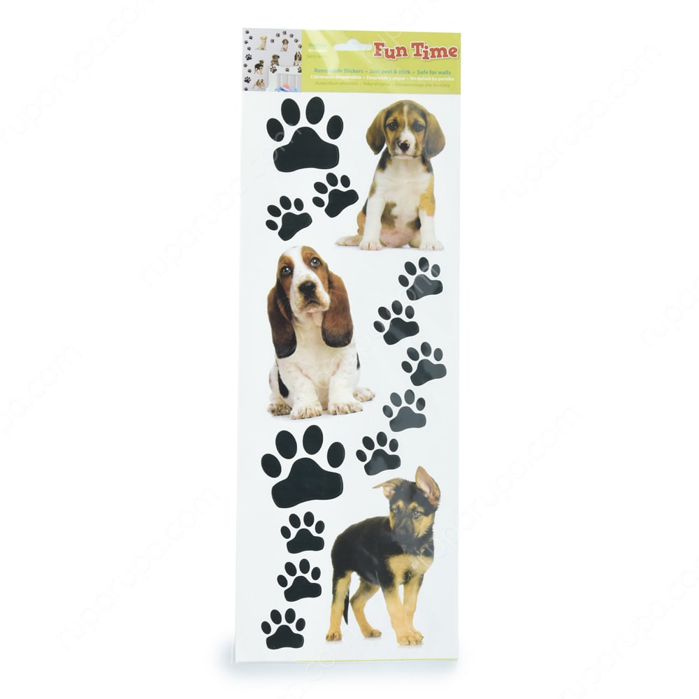 Jual Stiker Dinding Motif Anak Anjing Ruparupa
