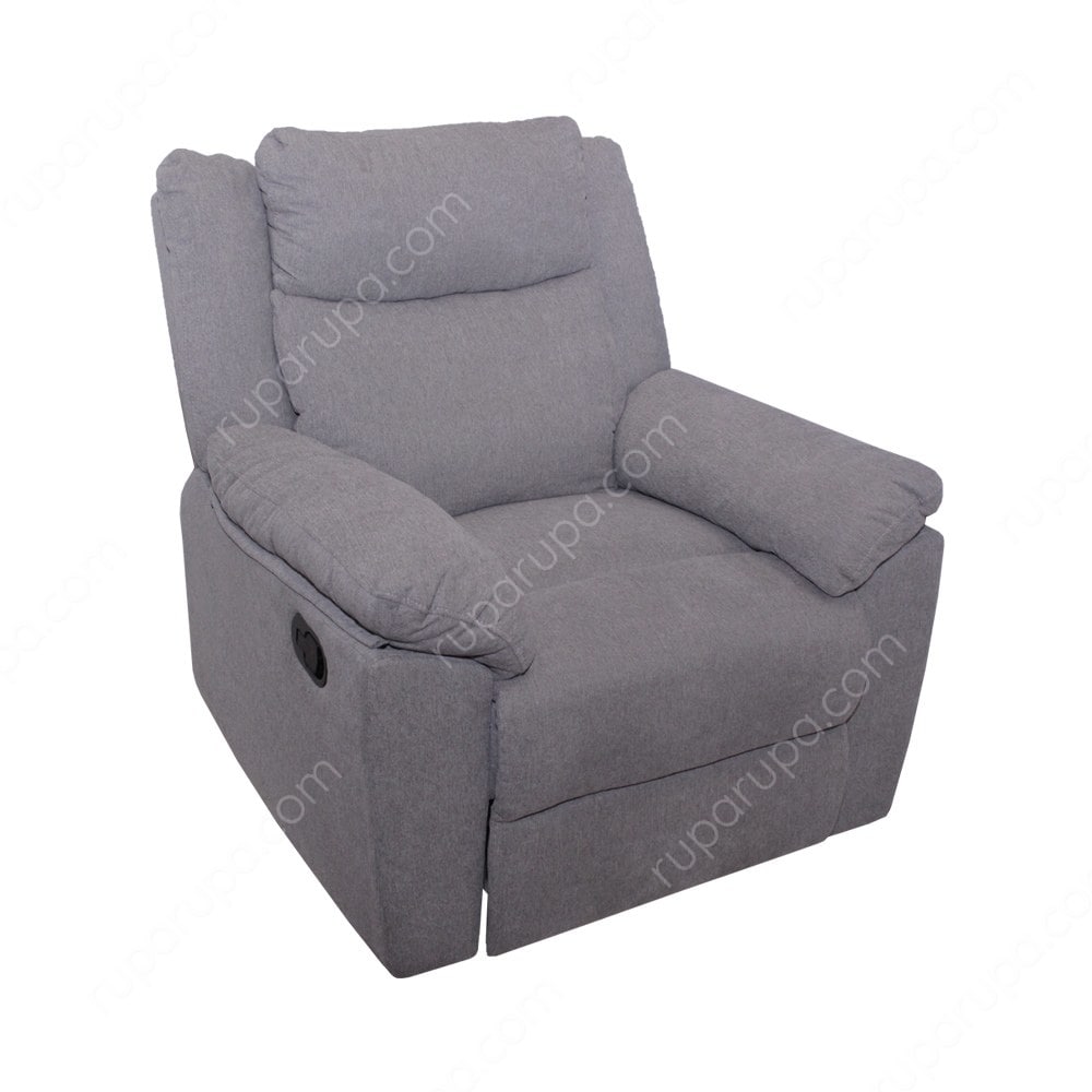 Jual Gilford Sofa Recliner 1 Dudukan Abu Abu Ruparupa