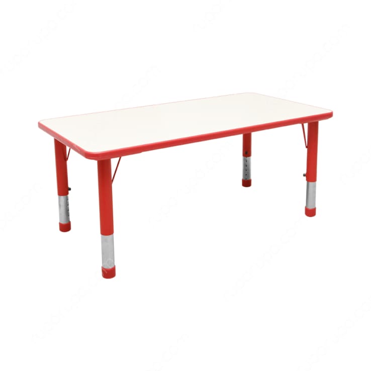 YUKI ADJUSTABLE TABLE RECTANGLE RED(U/2)