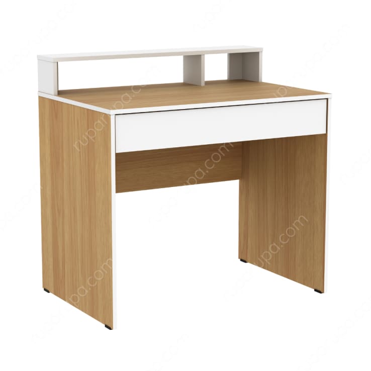 PLUTO STUDY DESK OAK WHITE
