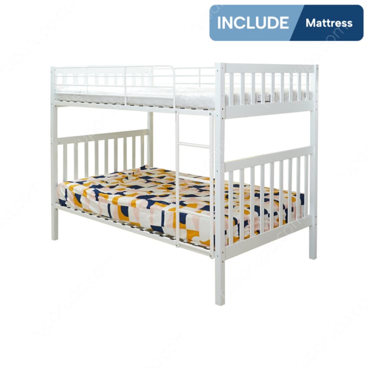 SEVILE2 BUNKBED 120 CM SET WHITE (S/3)