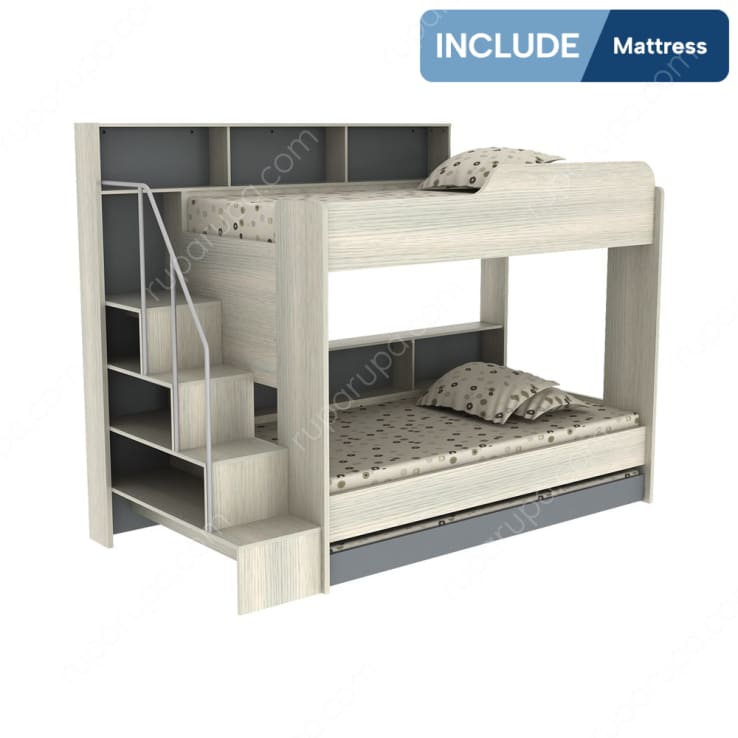 PASCAL TRIPLET BUNKBED WITH STORAGE(S/3)