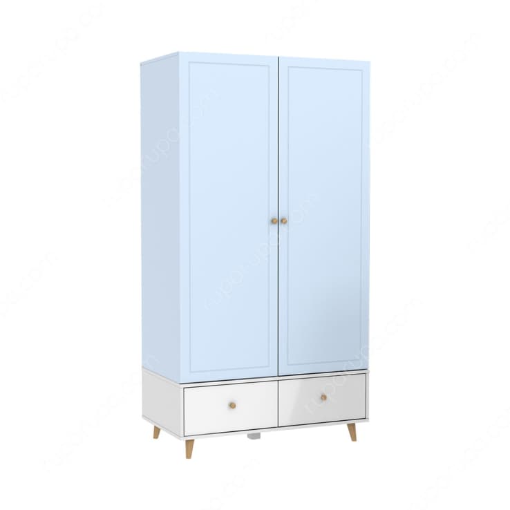 PRESLEY 2 DOORS WARDROBE AIRY BLUE (U/2)
