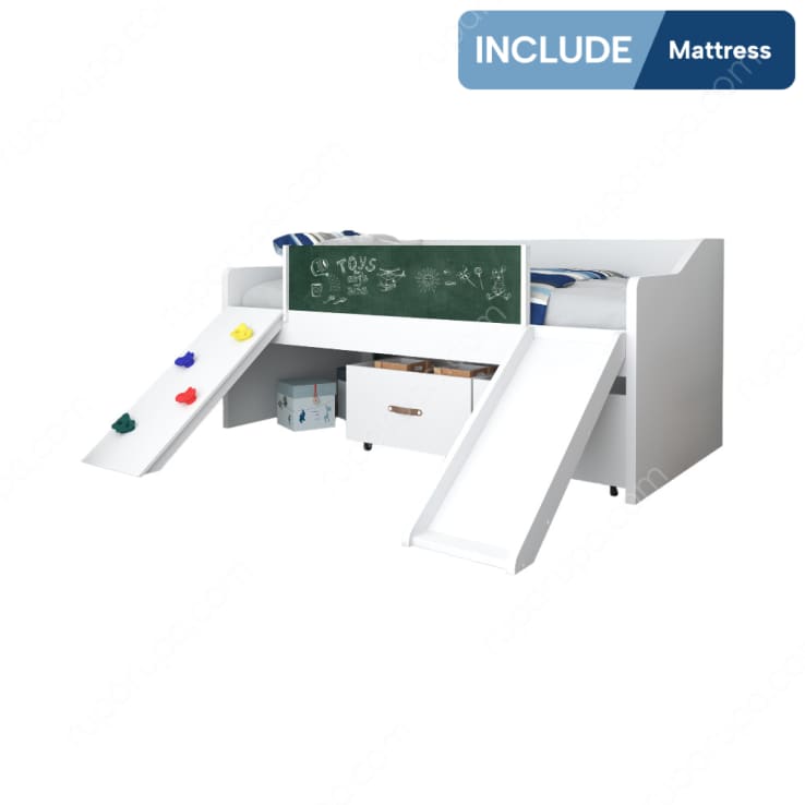 SYDNEY BED 100+STORAGE+SLIDING SET (S/3)