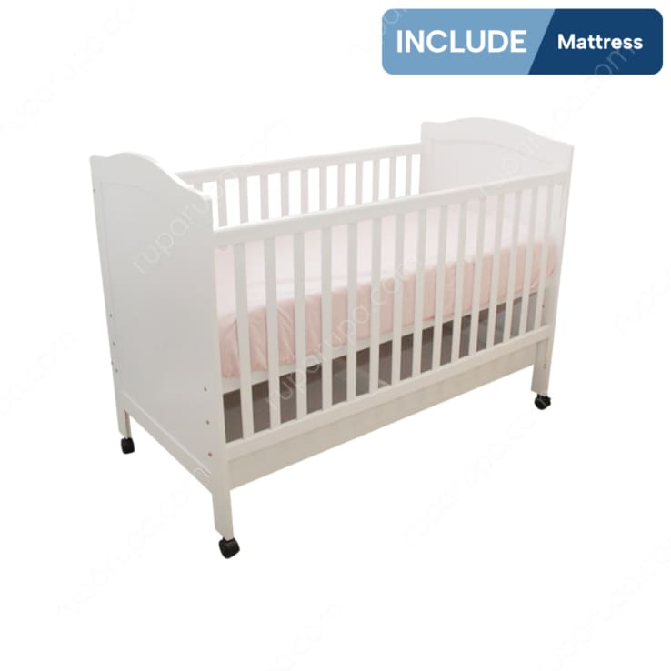 VIVIENNE BABY BED WHITE (S/2)