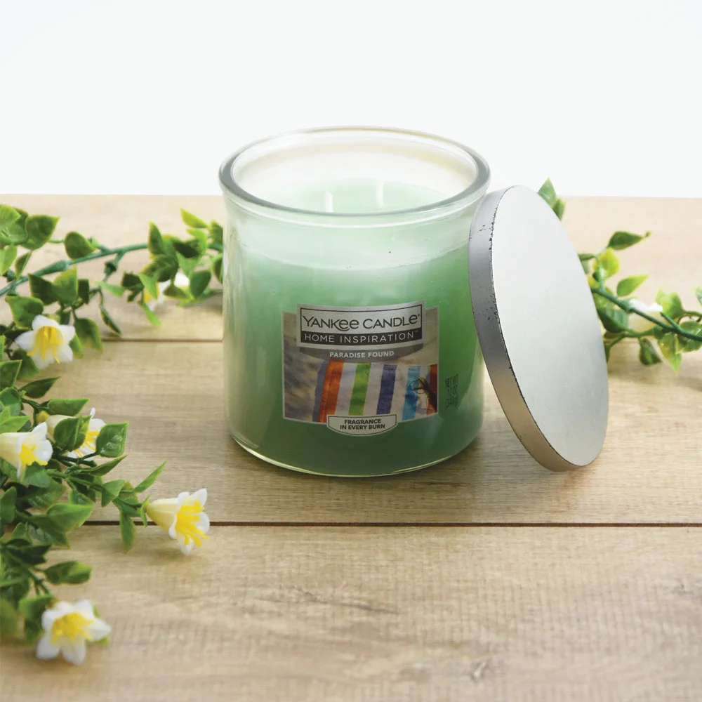 Jual Yankee Candle Paradise Found Lilin Aromaterapi 340 Gr Hijau Terbaik Informa