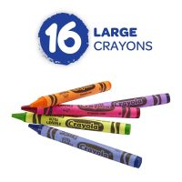 Gambar Crayola Set 16 Pcs Washable Large Crayons Ct