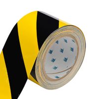 Gambar Brady Floor Marking Tape 3 Inci B514 - Hitam/kuning