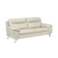 Gambar Ferrara Biella Sofa Kulit 3 Seater - Krem