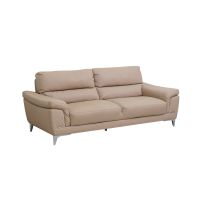 Gambar Informa Kringle Sofa Kulit 3 Seater - Cokelat Muda