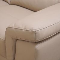 Gambar Informa Kringle Sofa Kulit 3 Seater - Cokelat Muda