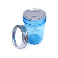 Gambar Jarden Home 236 Ml Ball Mason Stoples Half Pint - Biru