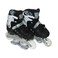 kinetic-ukuran-m-sepatu-inline-skate-lf-905---hitam/abu-abu