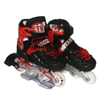 kinetic-ukuran-s-sepatu-inline-skate-lf-905---hitam/merah