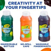 Gambar Crayola Set Fingerpaint Secondary 551311