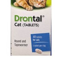 Gambar Drontal Obat Cacing Kucing Tablet