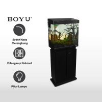 Gambar Boyu 45 Ltr Set Aquarium & Kabinet Ms-520m - Hitam