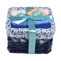 Gambar Arthome Set 3 Pcs Kain Dapur Wicker - Biru