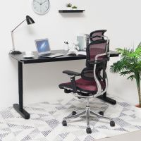 Gambar Ergohuman Kursi Kantor Ergonomis Sandaran Tinggi - Merah