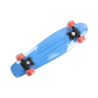 Gambar Papan Skateboard Single Kick 57x15 Cm - Biru