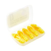 Gambar Krisbow Set 5 Pasang Ear Plug Silicon Dengan Box Penyimpanan - Kuning