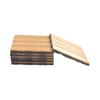 Gambar Rainbodeck Quickdecking 30x30 Cm - Cokelat Teak