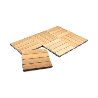 Gambar Rainbodeck Quickdecking 30x30 Cm - Cokelat Teak