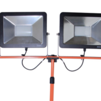 Gambar Krisbow Lampu Kerja Proyek Led 2x100 W 2 Mtr