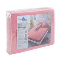 Gambar Sleeplite 180x200 Cm Set 5 Pcs Seprai King Polyester - Pink