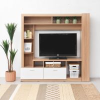 Gambar Informa Colmar Lemari Tv Entertainment Center - Putih Oak