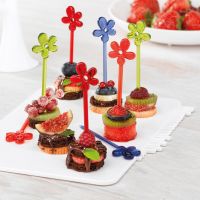 Gambar Koziol Set 8 Pcs Garpu Kue Flower