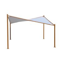 Gambar Soleil 4x4 Mtr Gazebo Butterfly - Cokelat