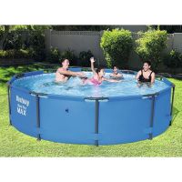 Gambar Bestway Pro Max Round Kolam Renang 305x76 Cm - Biru