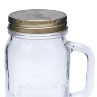 Gambar Glasslock 500 Ml Set 2 Pcs Canning Mug Kaca Christmas